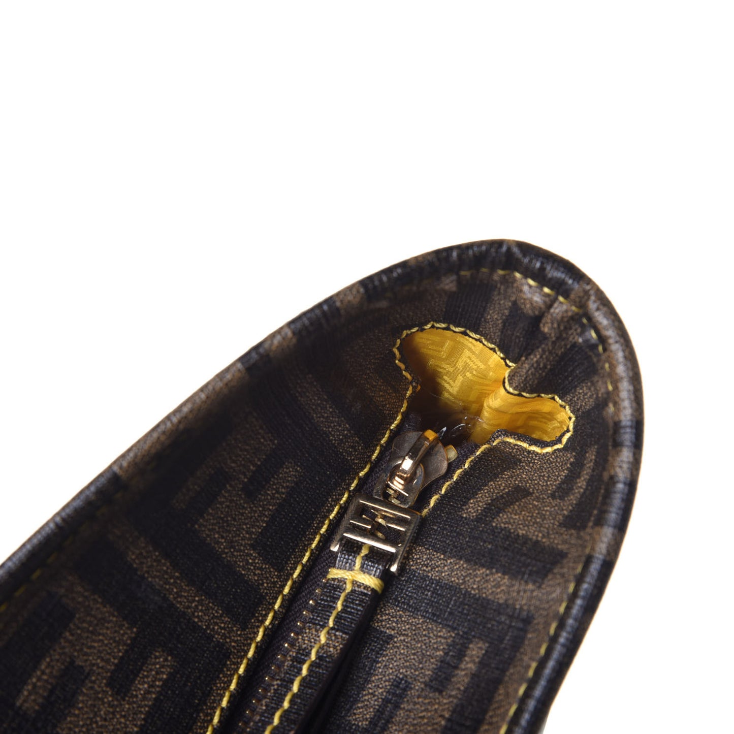 Zucca Spalmati Medium Roll Tote Tobacco Giallo