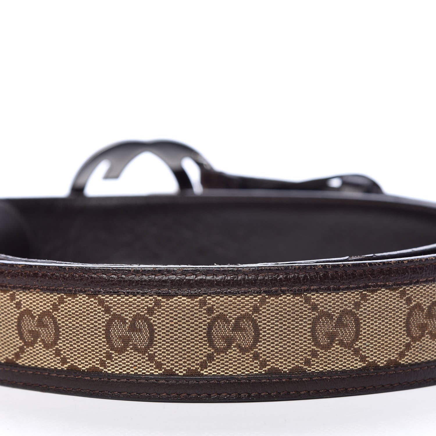 Gucci Monogram Interlocking G Belt 105 42 Brown 12 of 14