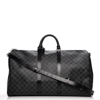 Louis Vuitton Damier Graphite Keepall Bandouliere 55 1 of 8