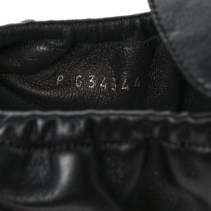 Chanel Laminated Lambskin Womens Quilted Elastic CC Moccasin Loafers 36 Black 8 of 9
