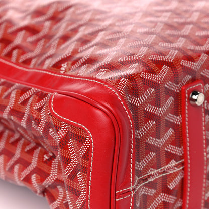 Goyard Goyardine Voltaire Tote Red 10 of 23