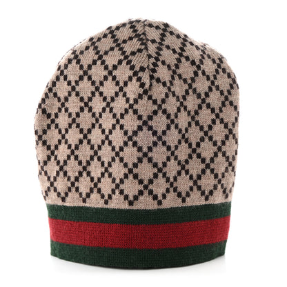 Gucci Wool Web Beanie Hat 1 of 7