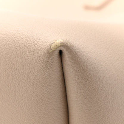 Saint Laurent Calfskin Large Shopping Tote Dark Beige 11 of 15