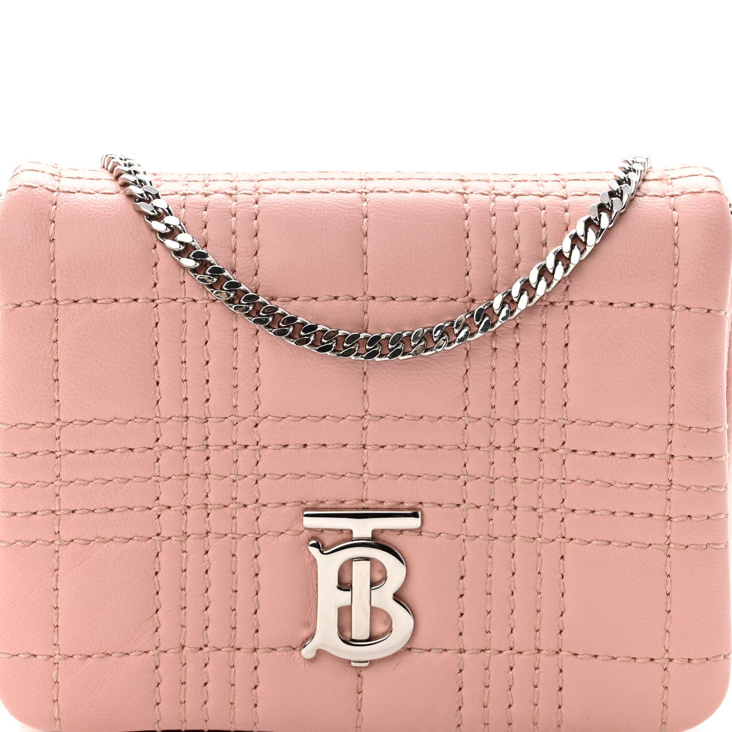 Lambskin Quilted Micro Lola Bag Blush Pink
