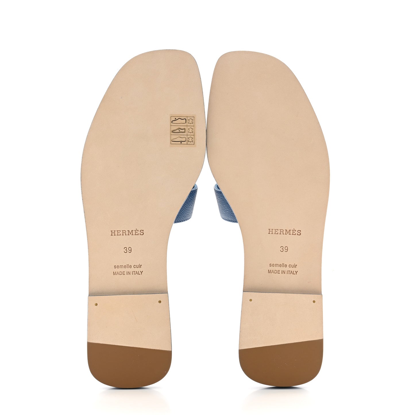 Epsom Oran Sandals 39 Bleu Bleuet
