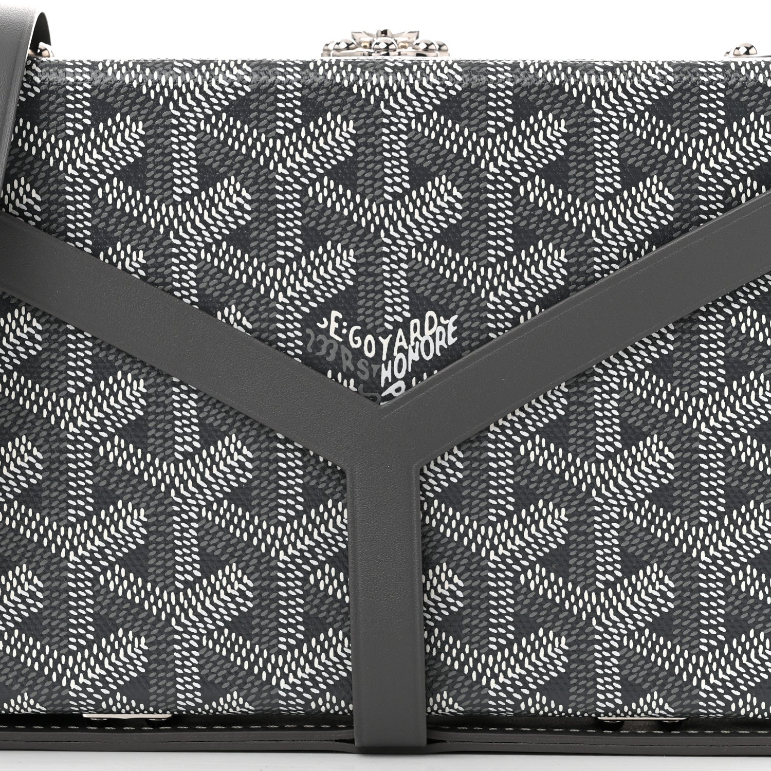 Goyard Goyardine Minaudiere Trunk Bag Grey 11 of 17