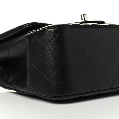 Chanel Lambskin Quilted Mini Square Flap Black 5 of 7