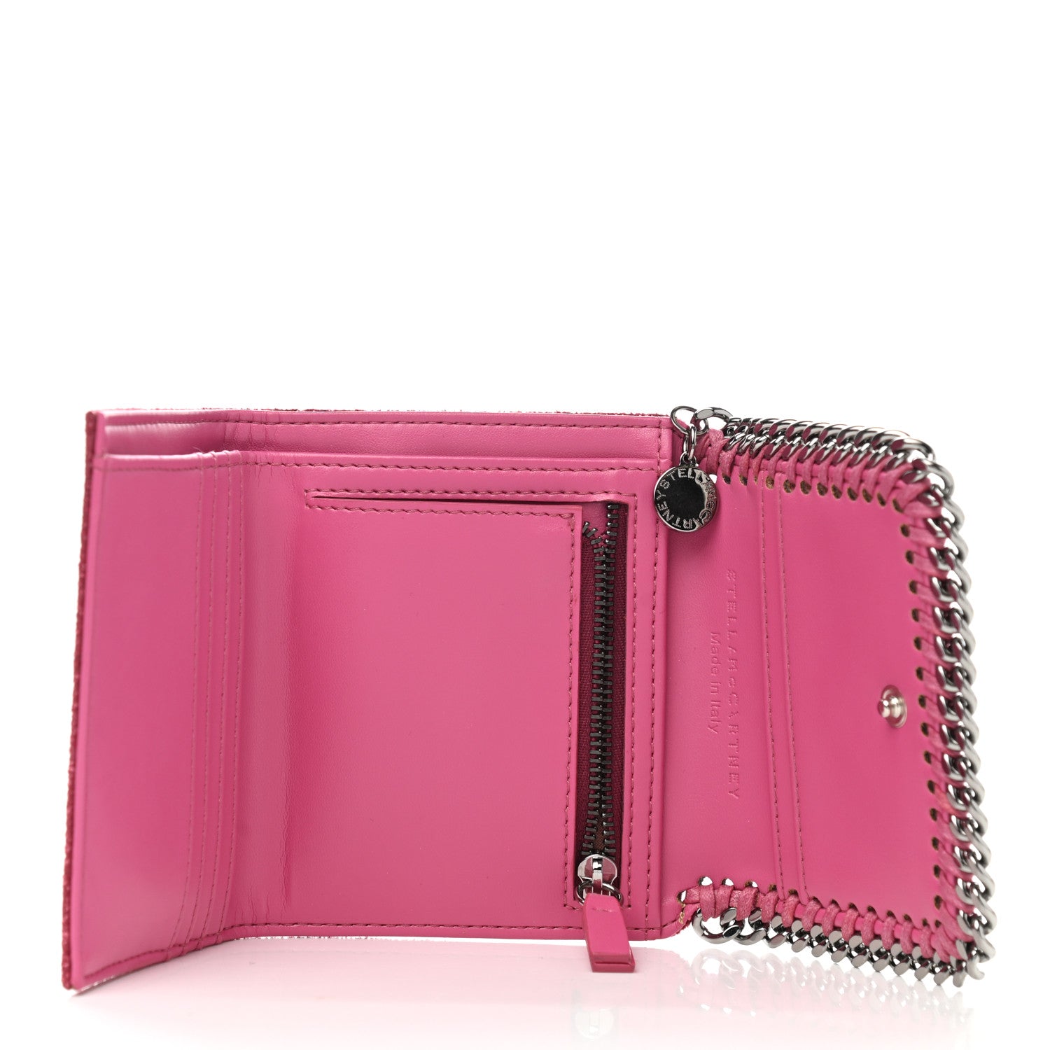 Stella McCartney Shaggy Deer Small Falabella Flap Wallet Pink 5 of 9