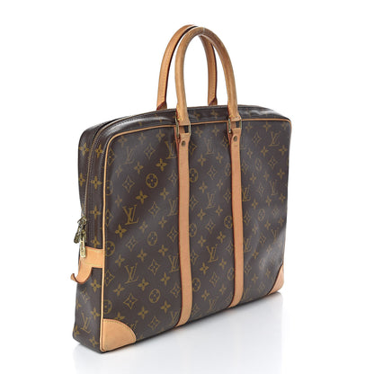 Louis Vuitton Monogram Porte-Documents Voyage Briefcase 3 of 10