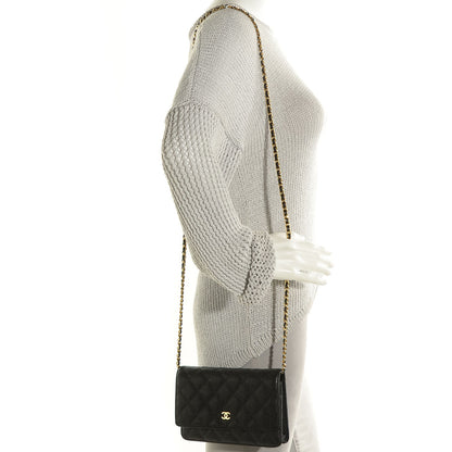 Chanel Caviar Quilted Wallet On Chain WOC Black 2 of 8