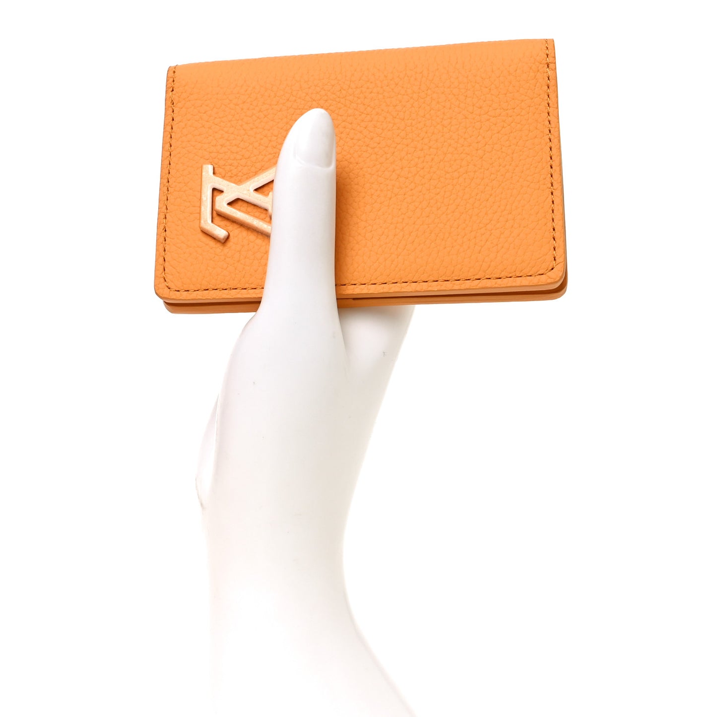 Grained Calfskin Aerogram Pocket Organizer Safran
