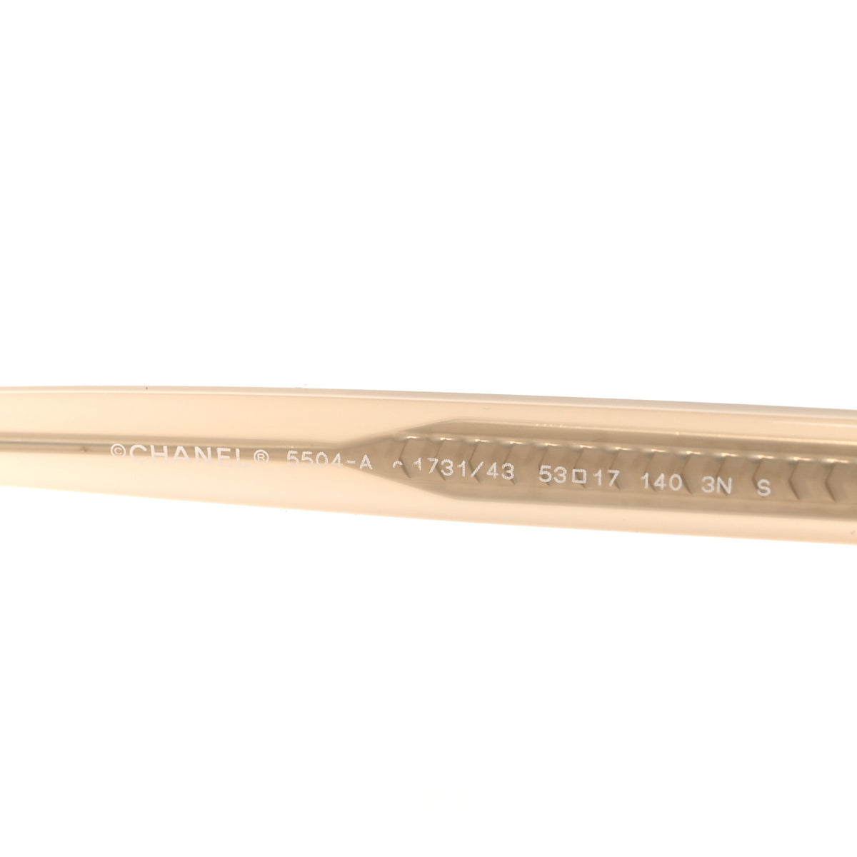 Chanel Acetate Rectangle Sunglasses 5504 Dark Beige 5 of 7