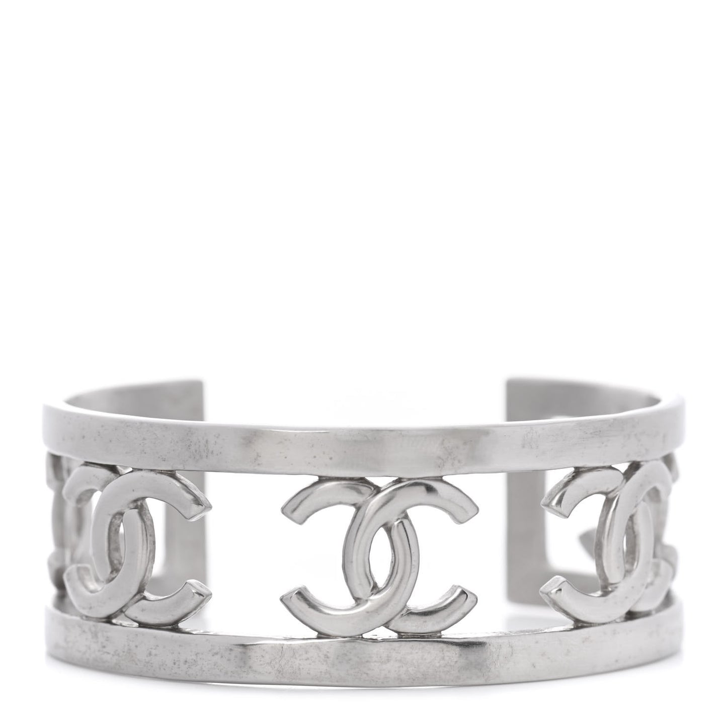 Metal Logo CC Cuff Silver