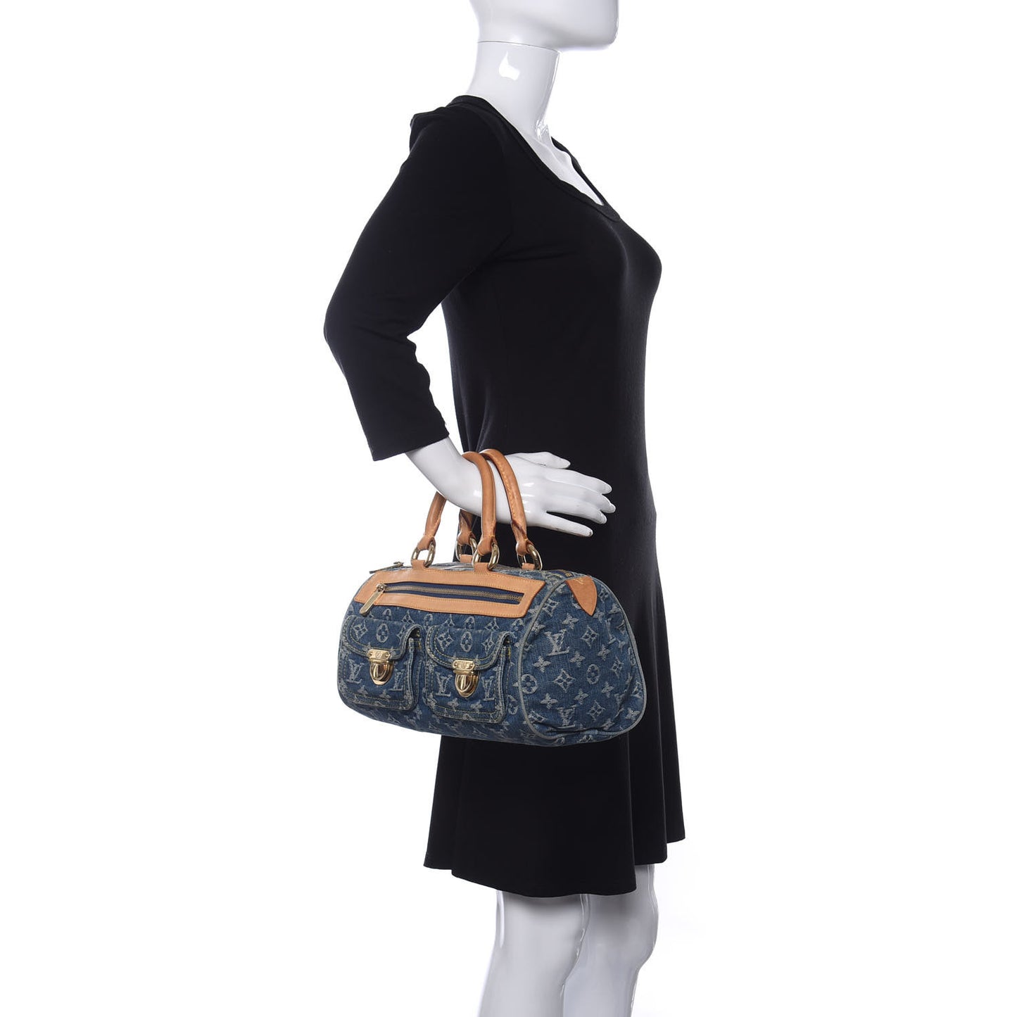 Monogram Denim Neo Speedy Blue