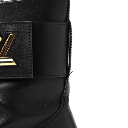 Louis Vuitton Calfskin Wonderland Ranger Boots 38 Black 7 of 7