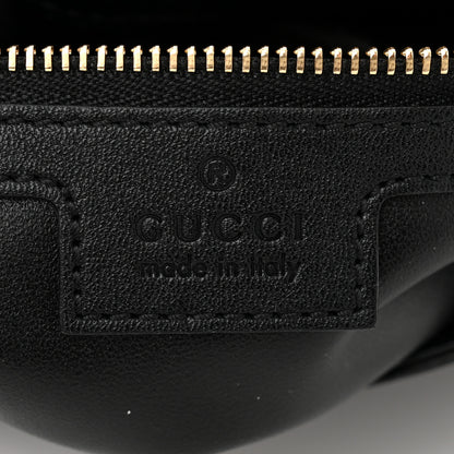 Gucci Roxy Calfskin Blondie Chain Shoulder Flap Bag Black 6 of 10