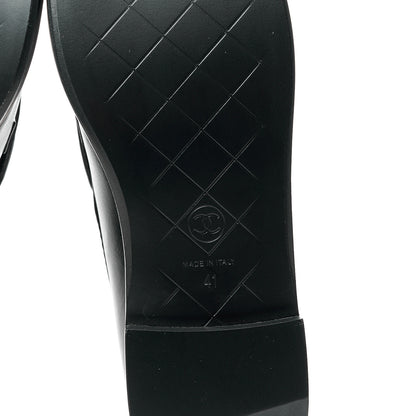 Chanel Lambskin Quilted CC Turnlock Loafers 41 Black 6 of 10