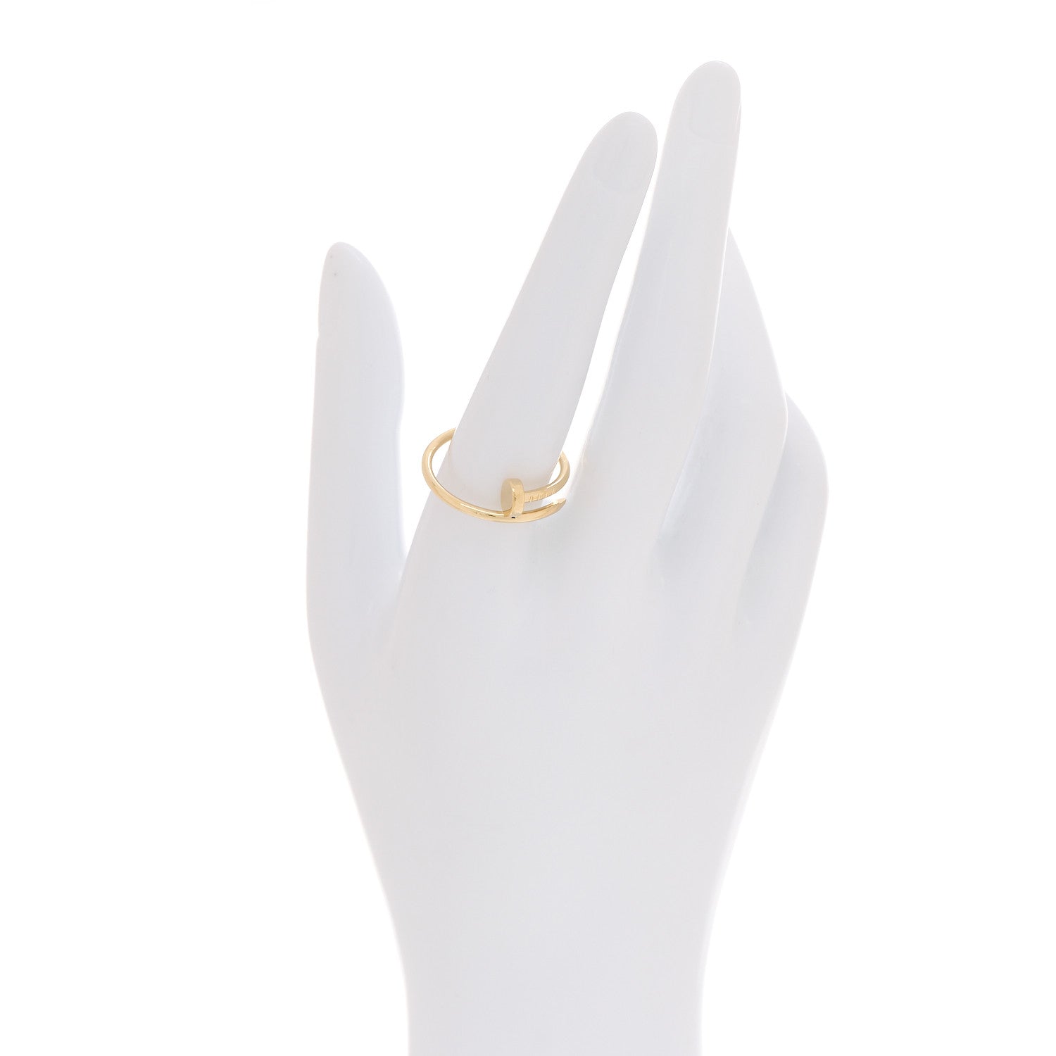 Cartier 18K Yellow Gold Small Juste Un Clou Ring 60 9 2 of 6