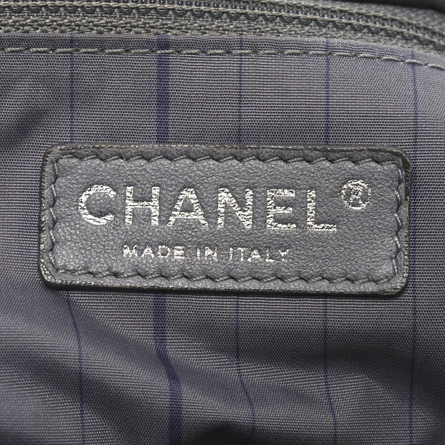 Lambskin Studded Accordion CC Flap Grey