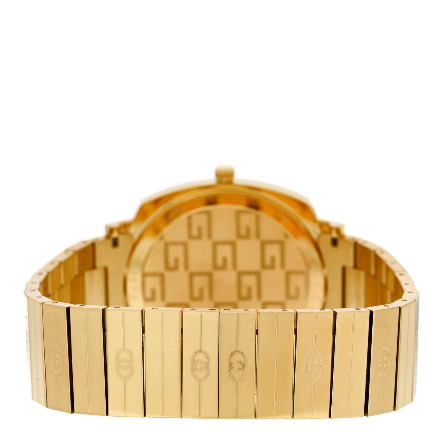 Stainless Steel 38mm Grip Quartz Watch Gold