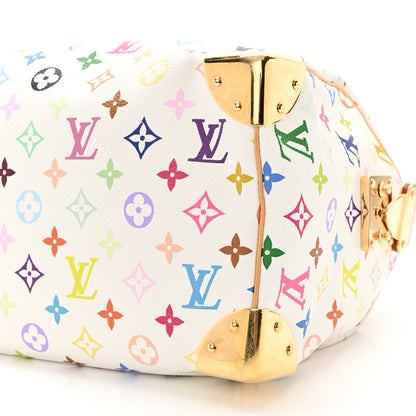 Louis Vuitton Monogram Multicolor Speedy 30 White 9 of 10