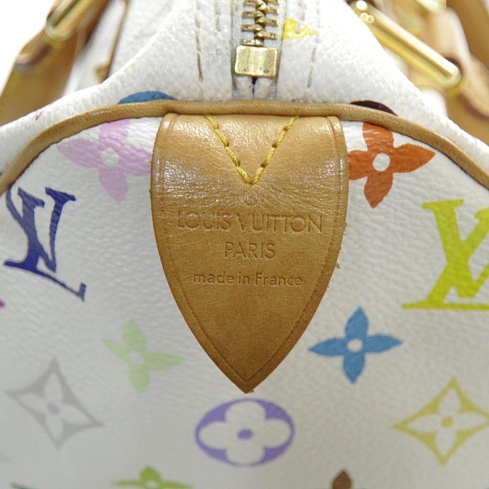Monogram Multicolor Speedy 30 White
