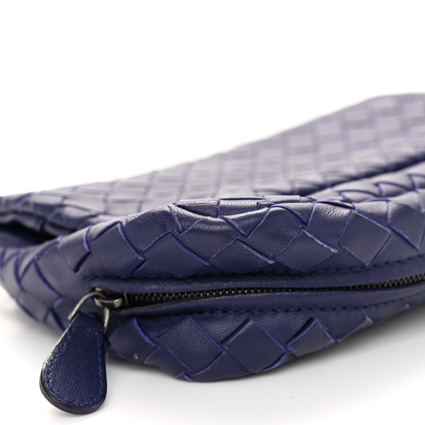 Nappa Intrecciato Small Chain Crossbody Atlantic