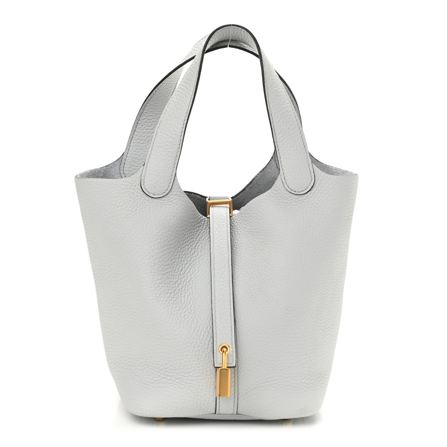 Hermes Taurillon Clemence Picotin Lock 18 PM Bleu Pale 1 of 11