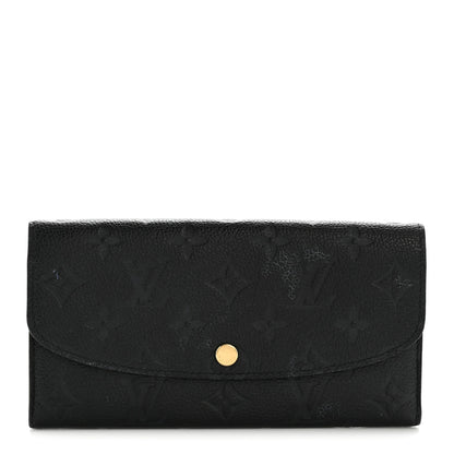 Louis Vuitton Empreinte Emilie Wallet Black Dune 1 of 9