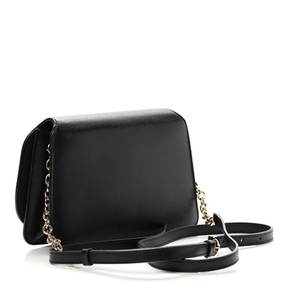 Salvatore Ferragamo Calfskin Vela Crossbody Bag Black 2 of 11