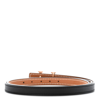 Hermes Swift Epsom 13mm 5382 Rock Belt 85 Black Gold 2 of 4