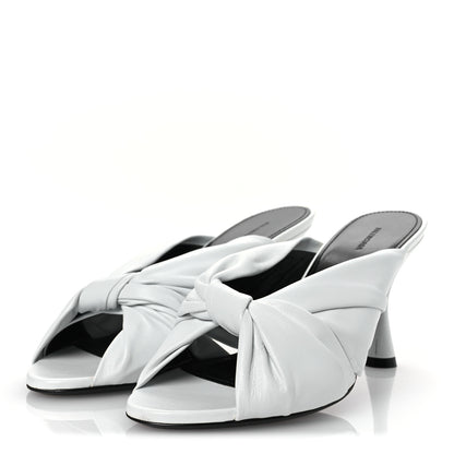 Balenciaga Smooth Nappa Drapy 80mm Sandals 38 White 4 of 13