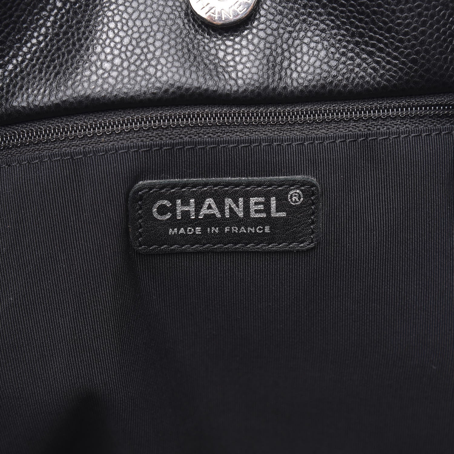 Chanel Soft Caviar Large Timeless CC Shopping Tote Black 6 of 14