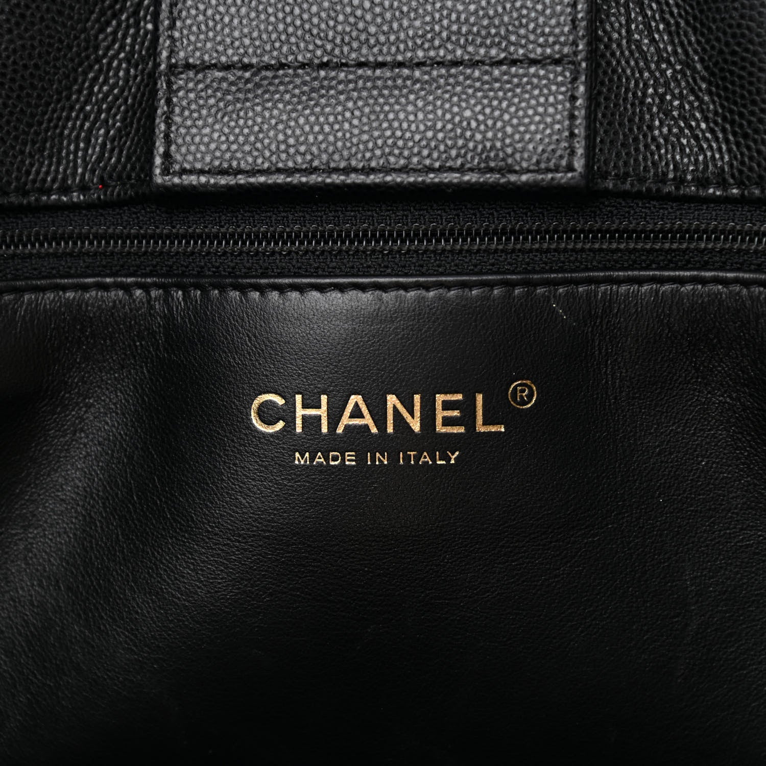 Chanel Caviar Quilted Large Shopping Tote Black 6 of 10