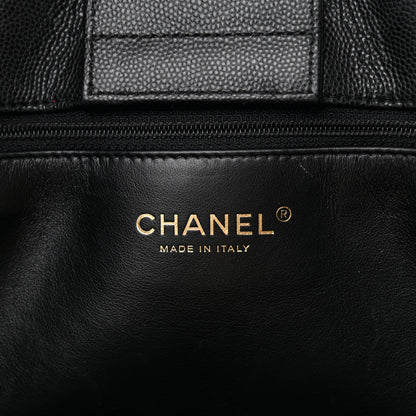 Chanel Caviar Quilted Large Shopping Tote Black 6 of 10