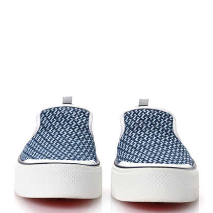 Hermes Denim H En Bais Mens Gliss Sneakers 42.5 Bleu Clair 3 of 9