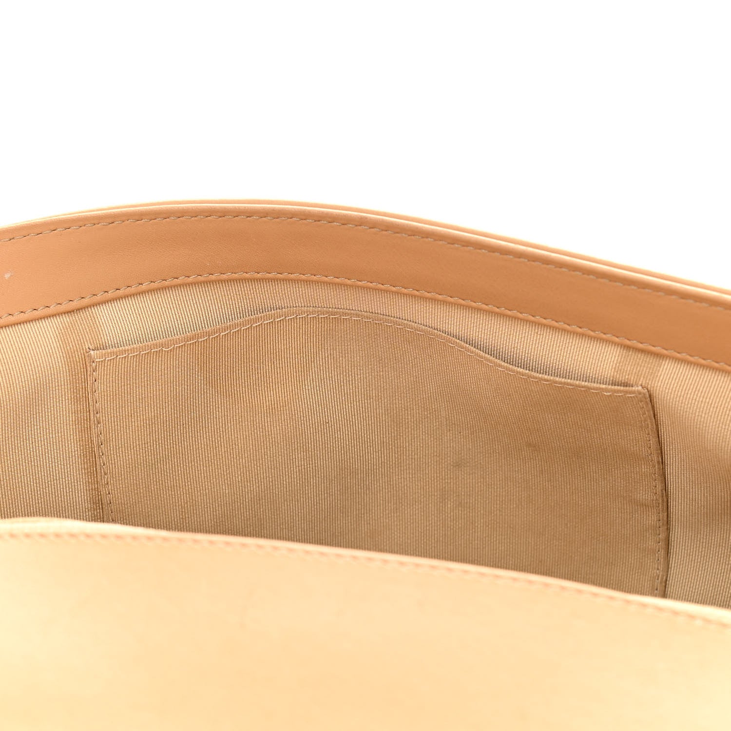 Chanel Calfskin Chevron Quilted New Medium Boy Flap Beige 11 of 15