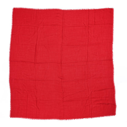 Christian Dior Wool Silk Oblique Shawl Red 1 of 3