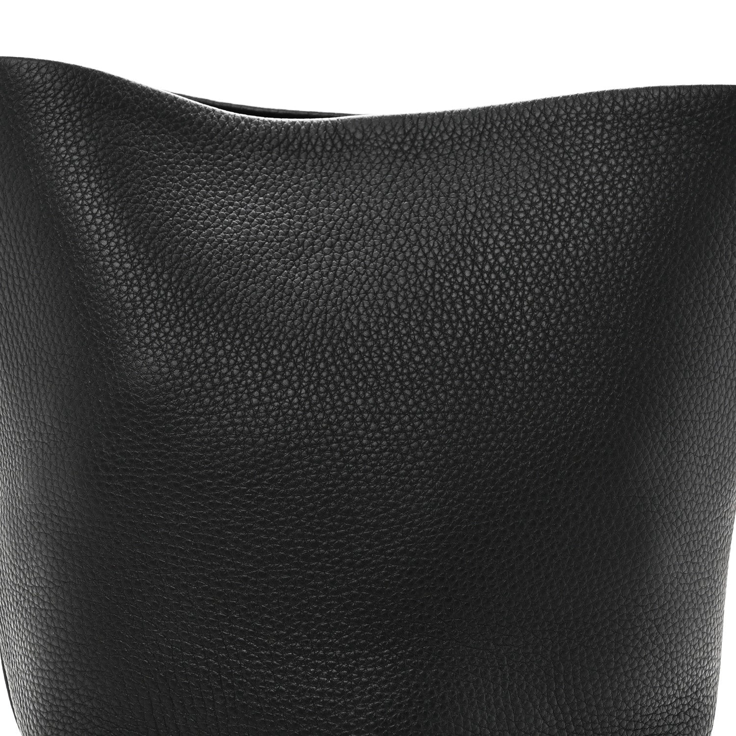 The Row Grained Calfskin Medium N/S Hook Tote Black 7 of 9