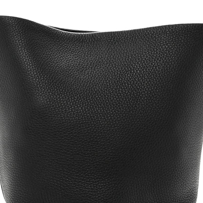 The Row Grained Calfskin Medium N/S Hook Tote Black 7 of 9