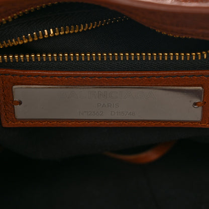 Balenciaga Agneau Classic Gold Hardware City Marron Cognac 6 of 13