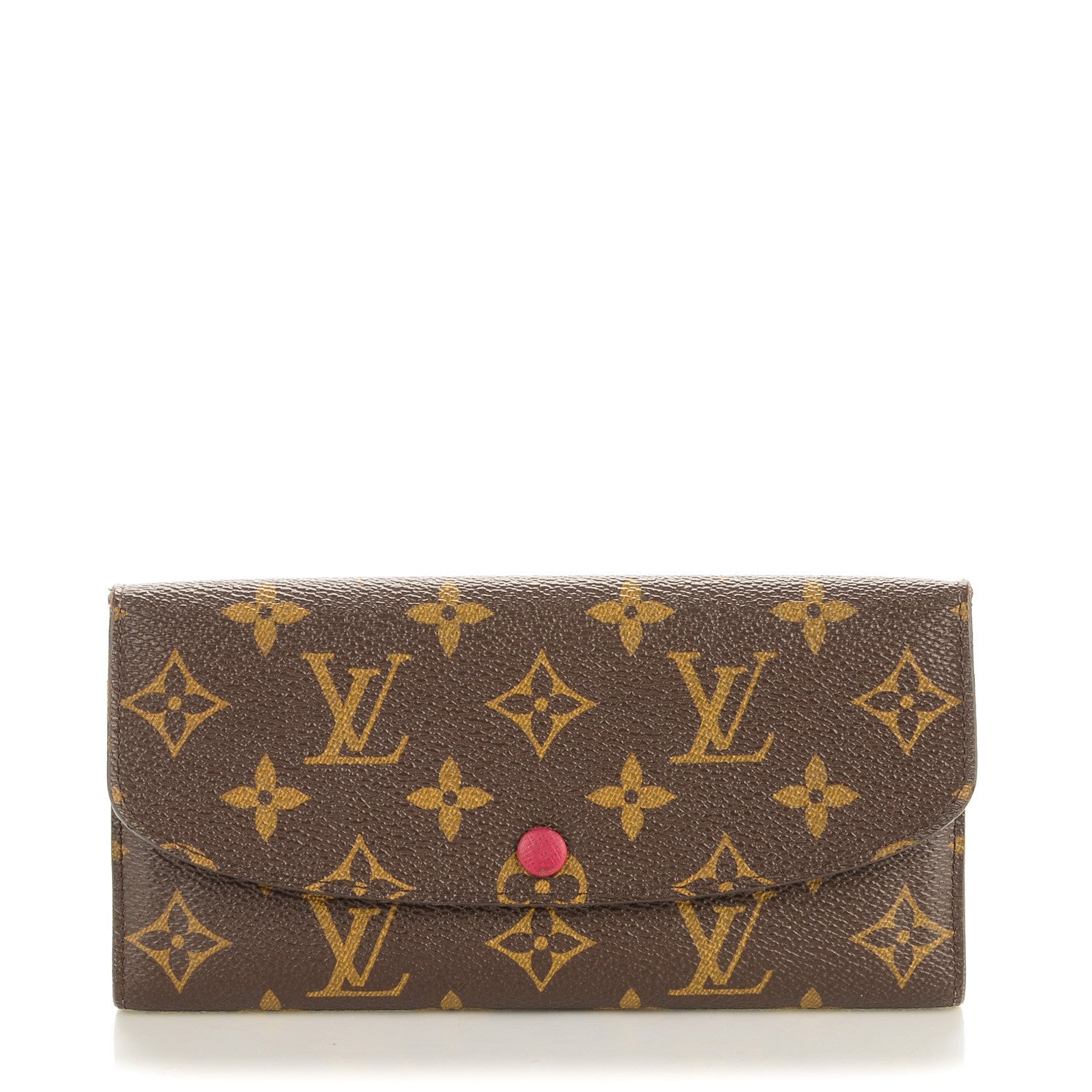 Louis Vuitton Monogram Emilie Wallet Fuchsia 1 of 7