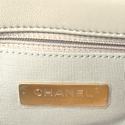 Chanel Lambskin Quilted Medium Chanel 19 Flap Grey 5 of 10