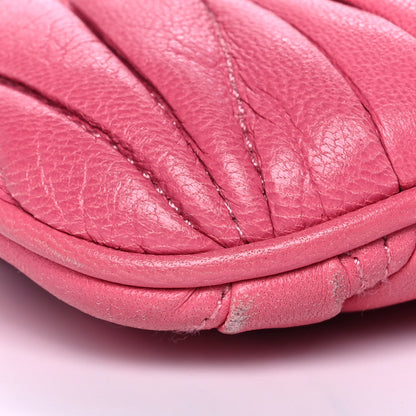 Miu Miu Nappa Matelasse Crossbody Peonia 11 of 16