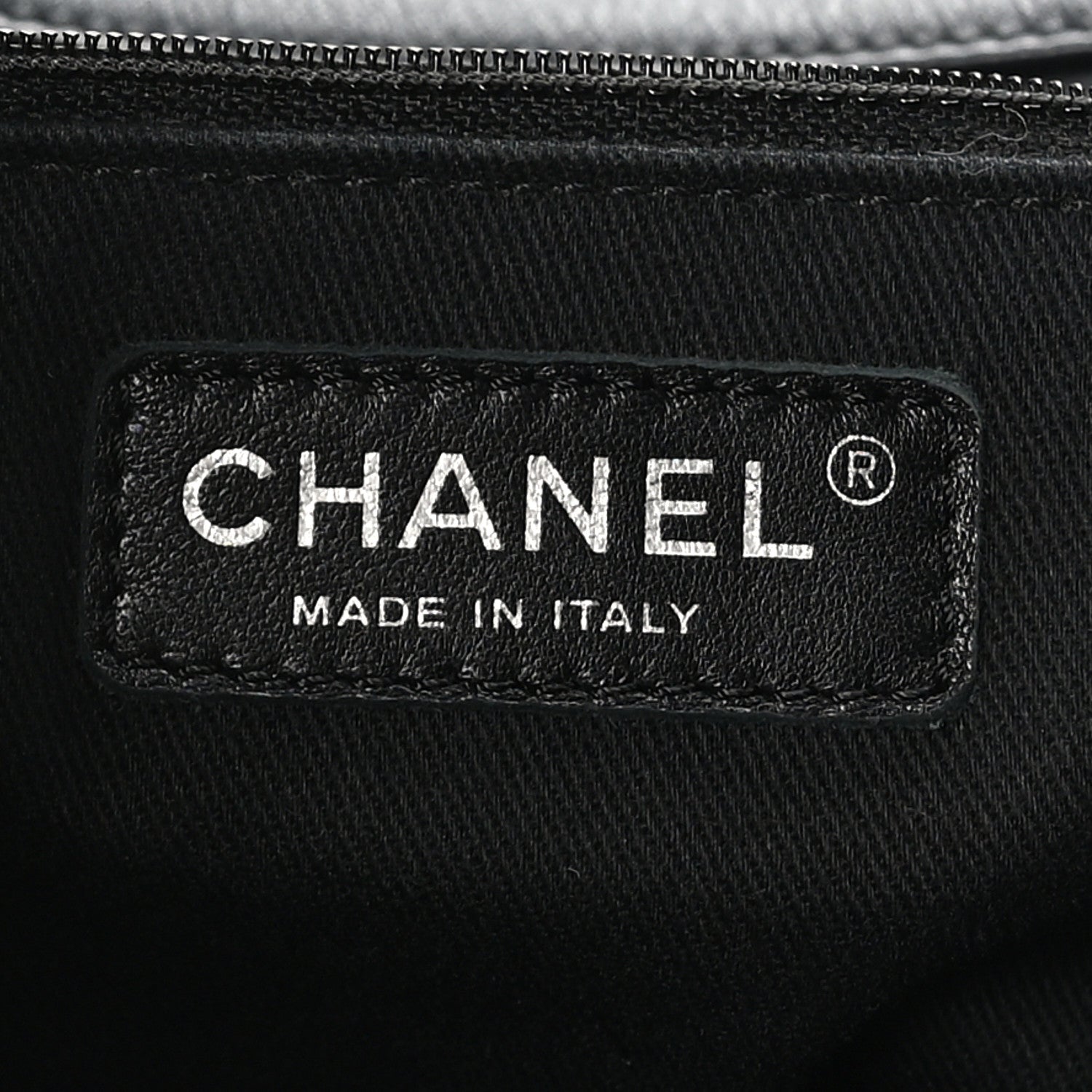Chanel Calfskin Perforated Up In The Air North South Tote Black 6 of 10