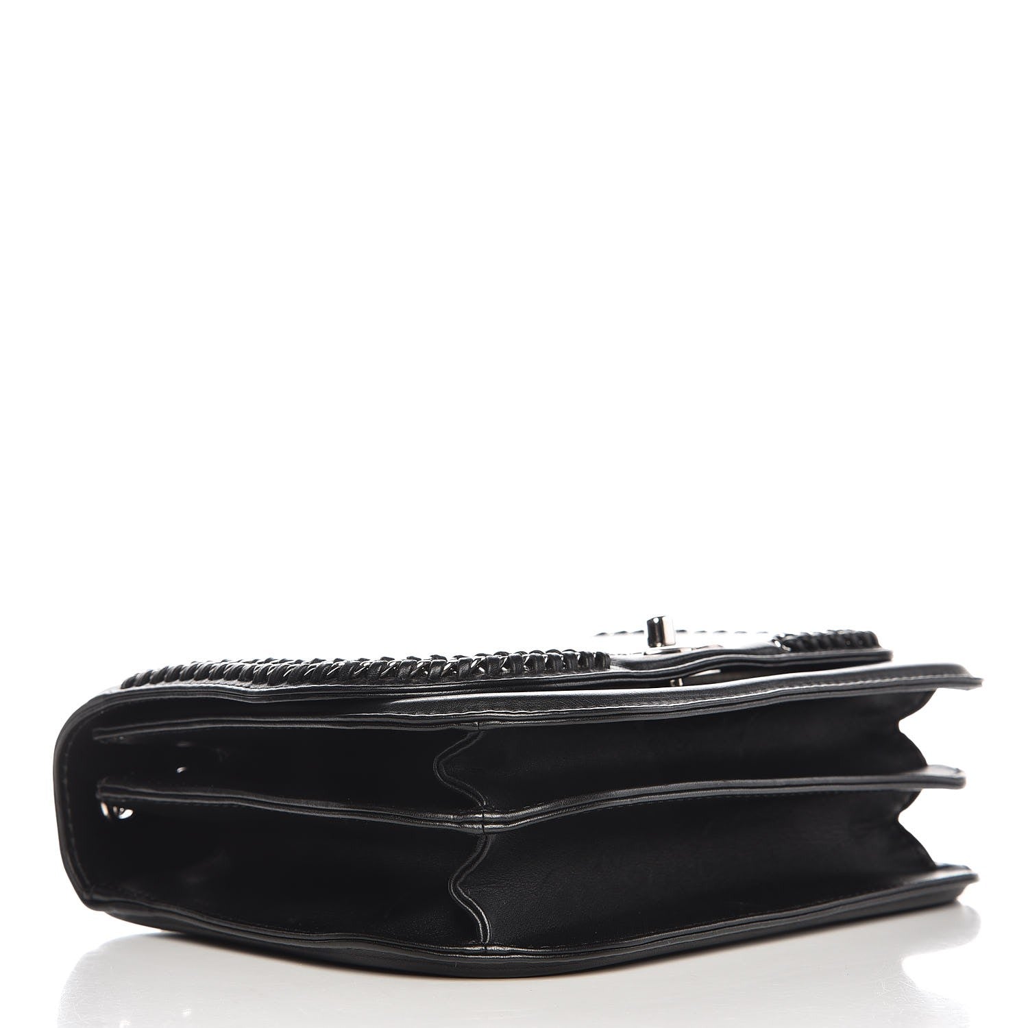 Chanel Calfskin Medium Braided Chic Flap Black 4 of 15