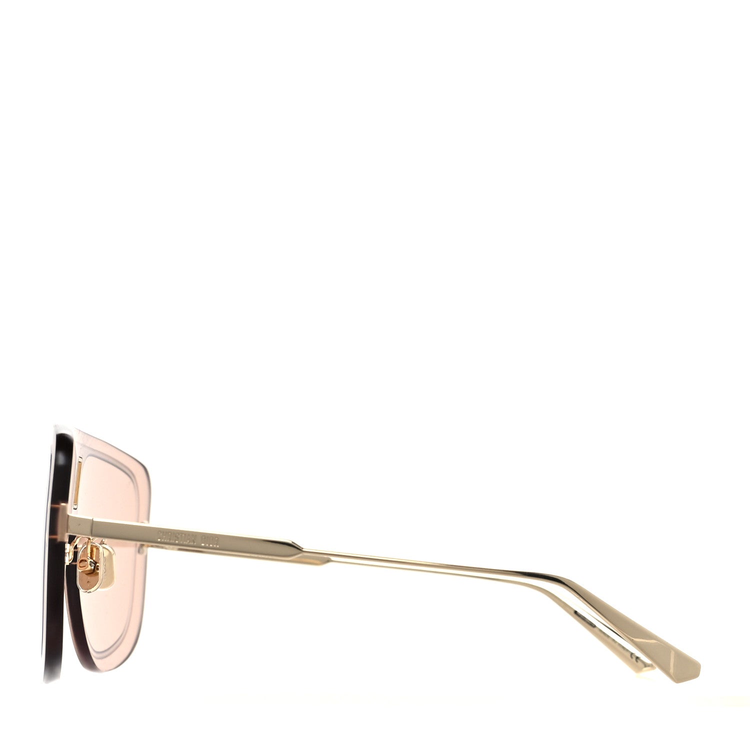 Christian Dior UltraDior Mask Sunglasses Gold Pink 3 of 8