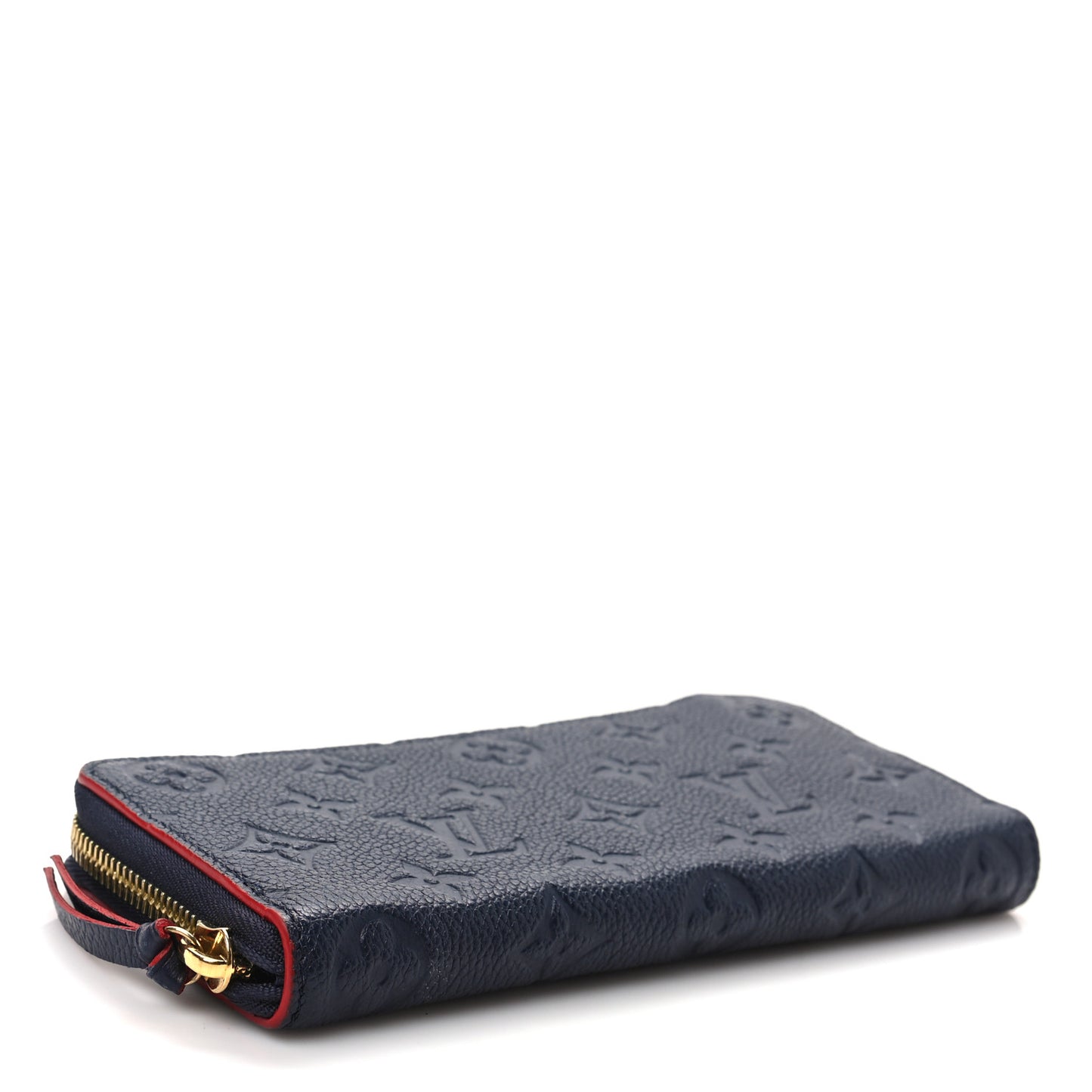 Empreinte Clemence Wallet Marine Rouge