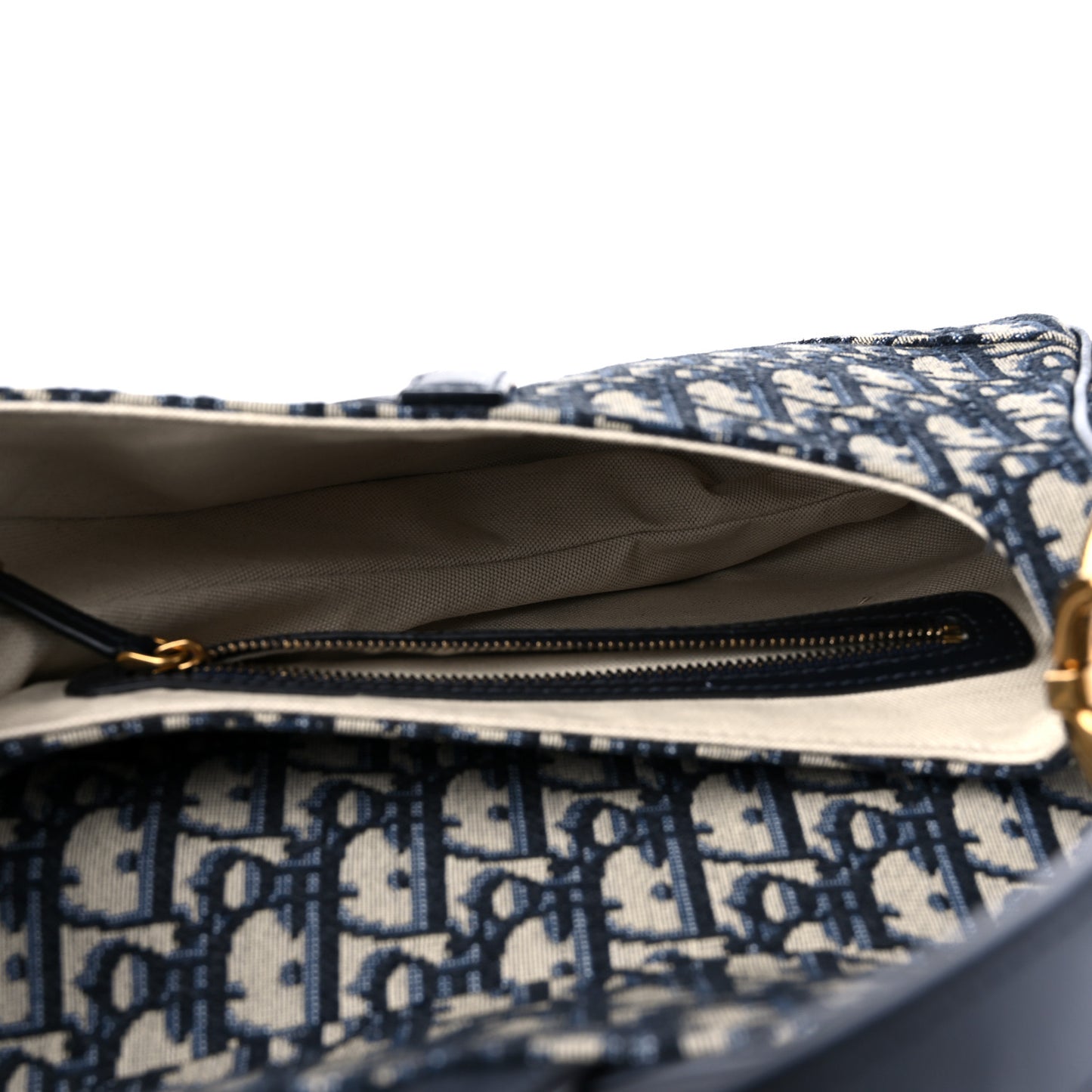 Oblique Saddle Bag Blue