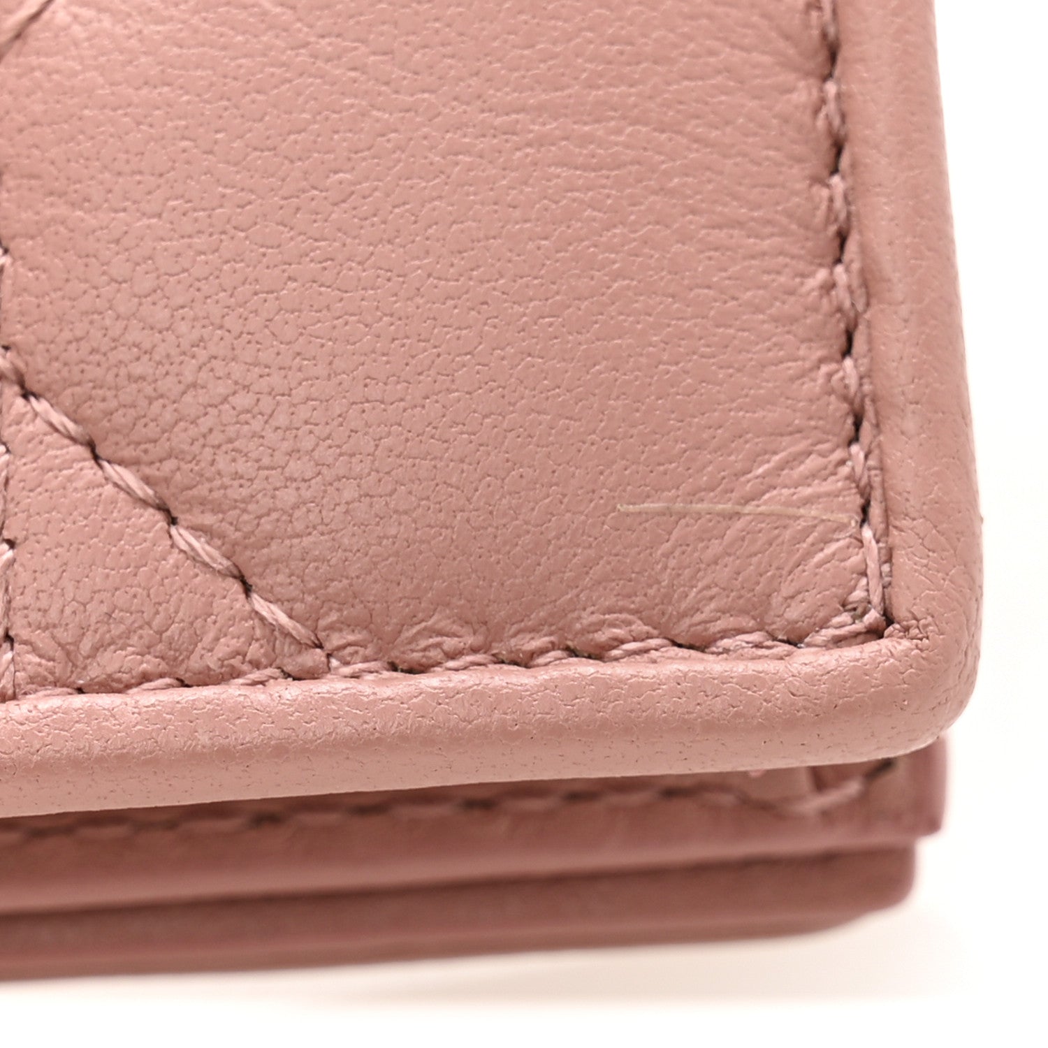 Christian Dior Calfskin Cannage Mini Lady Dior Wallet Fard 10 of 11